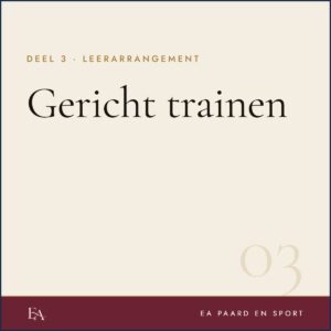 Gericht trainen — EA Paard en Sport