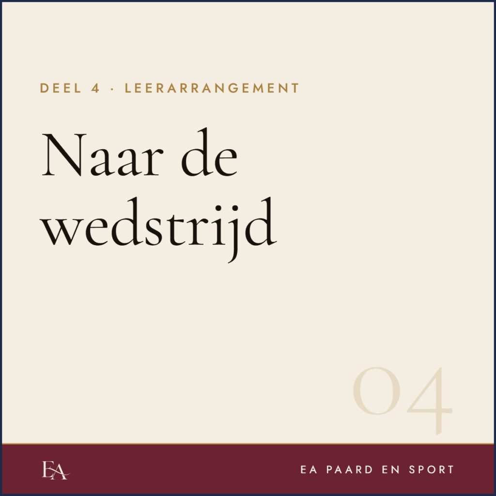 Naar de wedstrijd — EA Paard en Sport