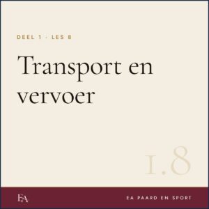 Transport en vervoer — EA Paard en Sport
