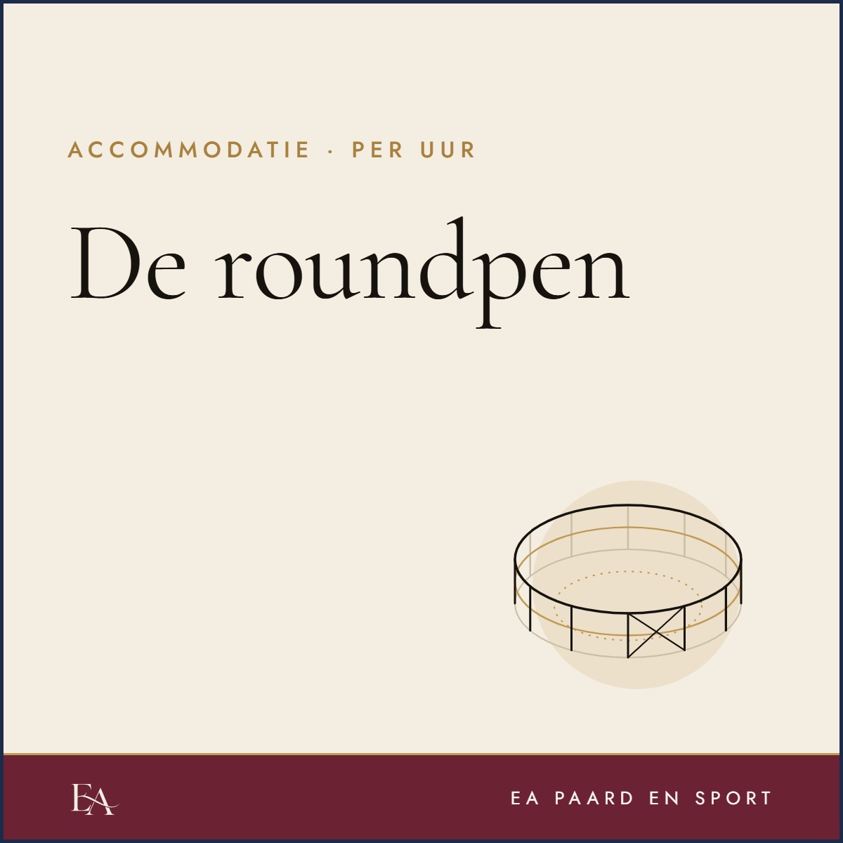 De roundpen — EA Paard en Sport